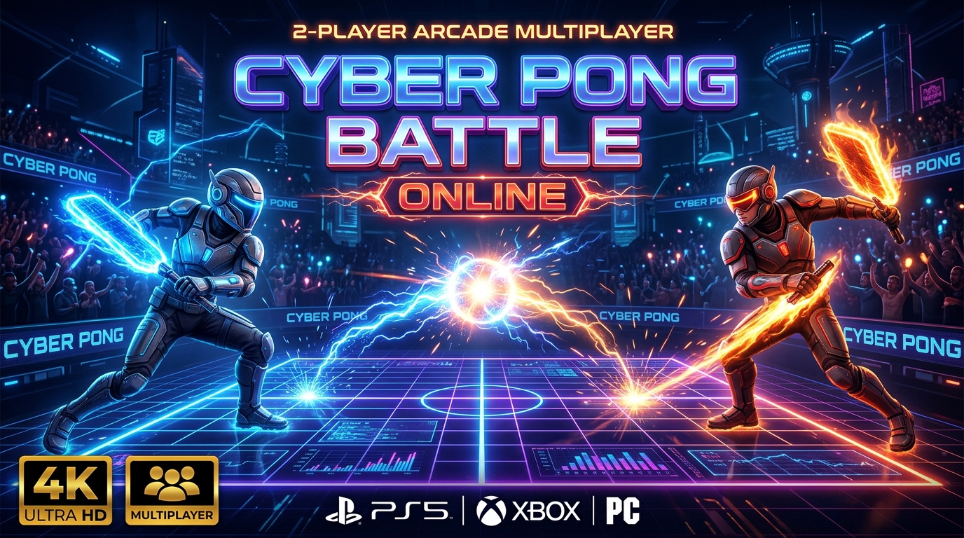 Cyber Pong Battle 2-Player