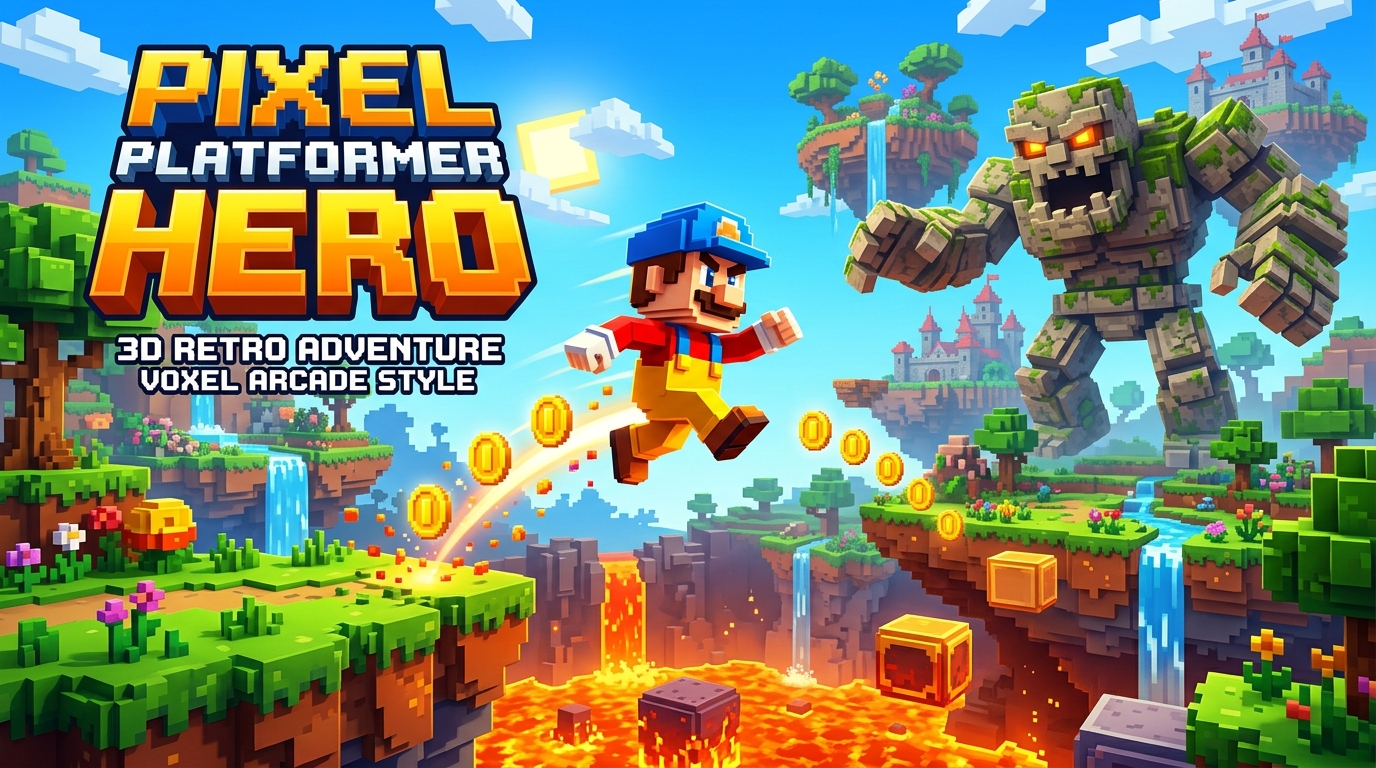 Pixel Platformer Hero Quest